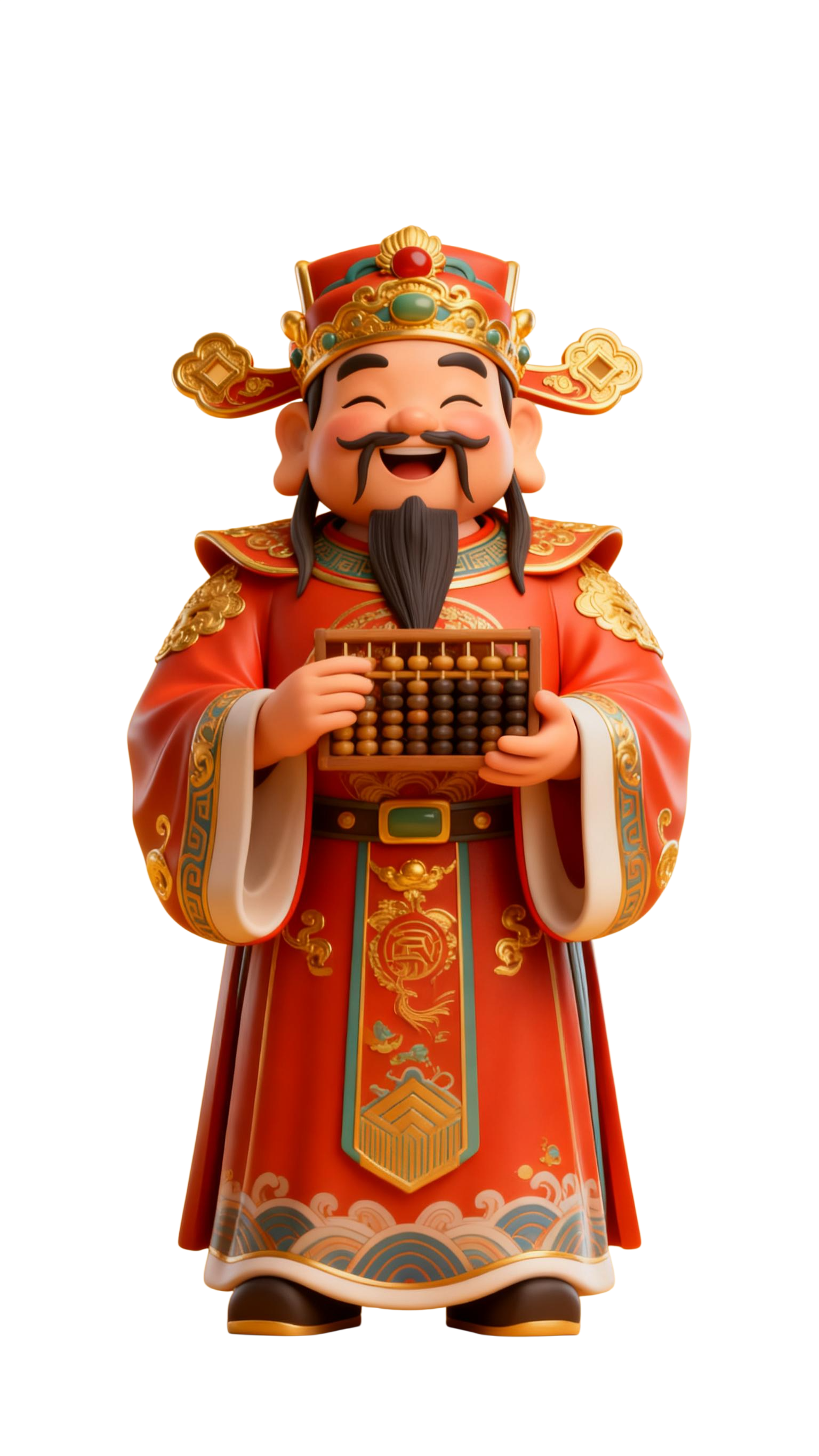 财神爷3d元素 (4)